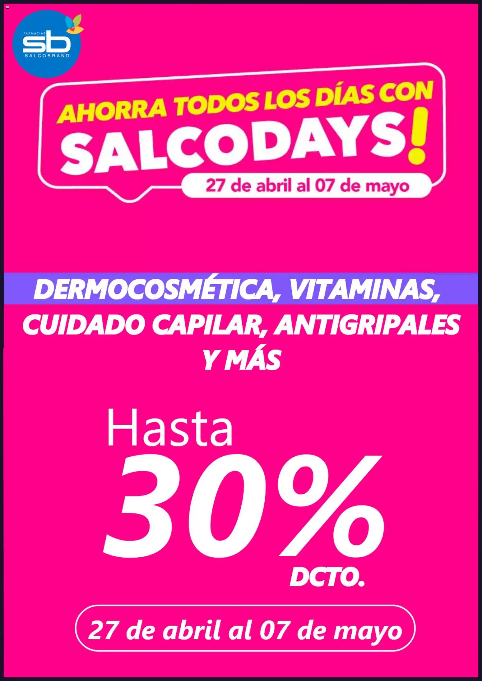 Salcobrand Ofertas  │ válido desde el 28.04.2026 | Página: 1