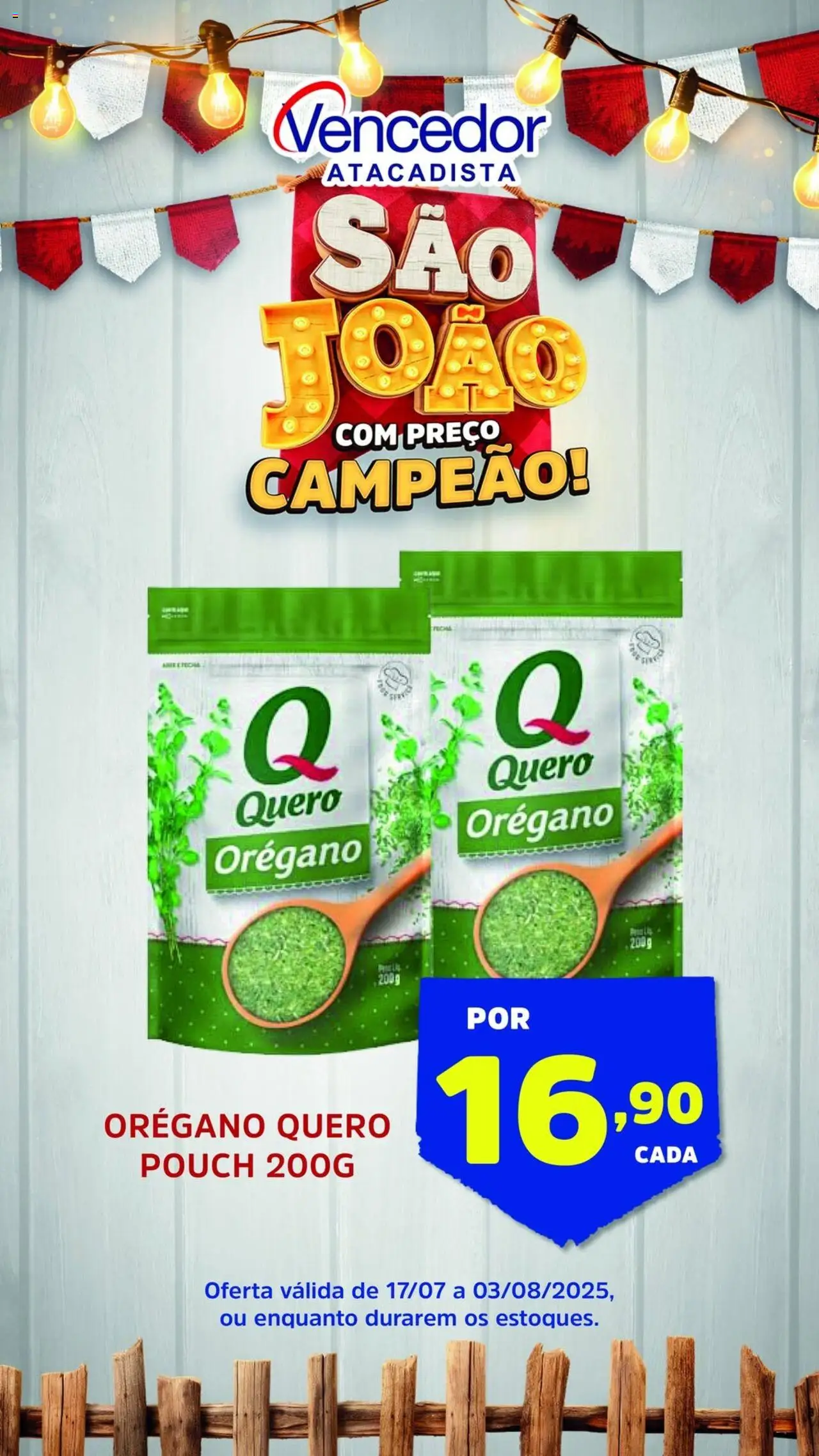 Vencedor Atacadista Folheto - válido de 17.07.2025 | Página: 2 | Produtos: Orégano