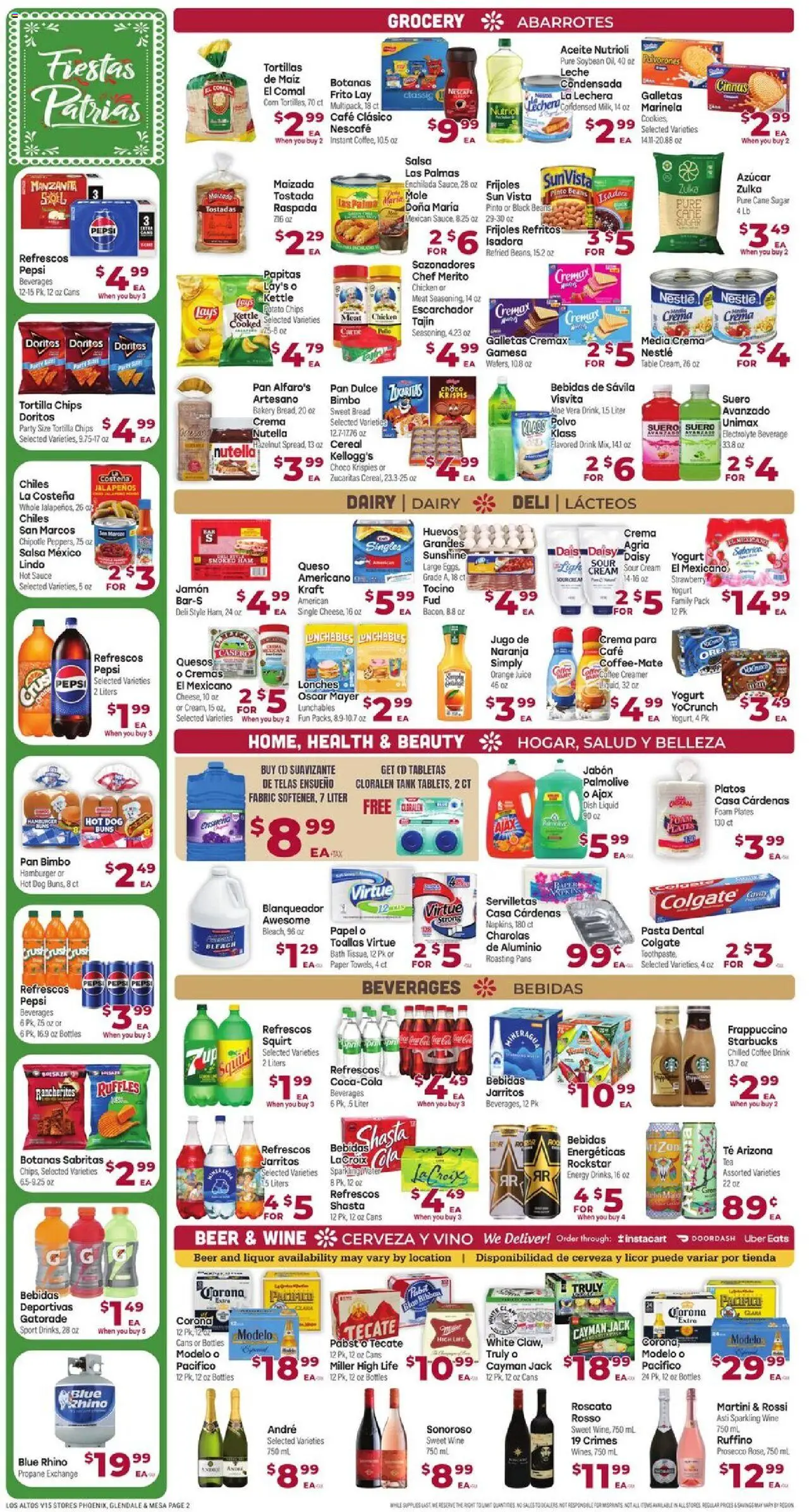 Cardenas Weekly Ad - AZ - valid from 10.09.2025 | Page: 2 | Products: Pan, Yogurt, Juice, Kettle
