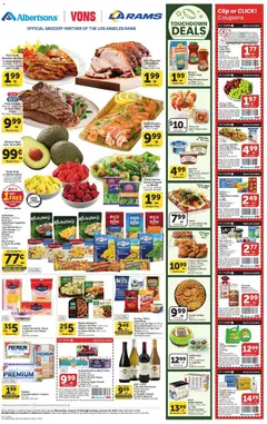 Preview of Vons weekly ads valid from 14.01.2026