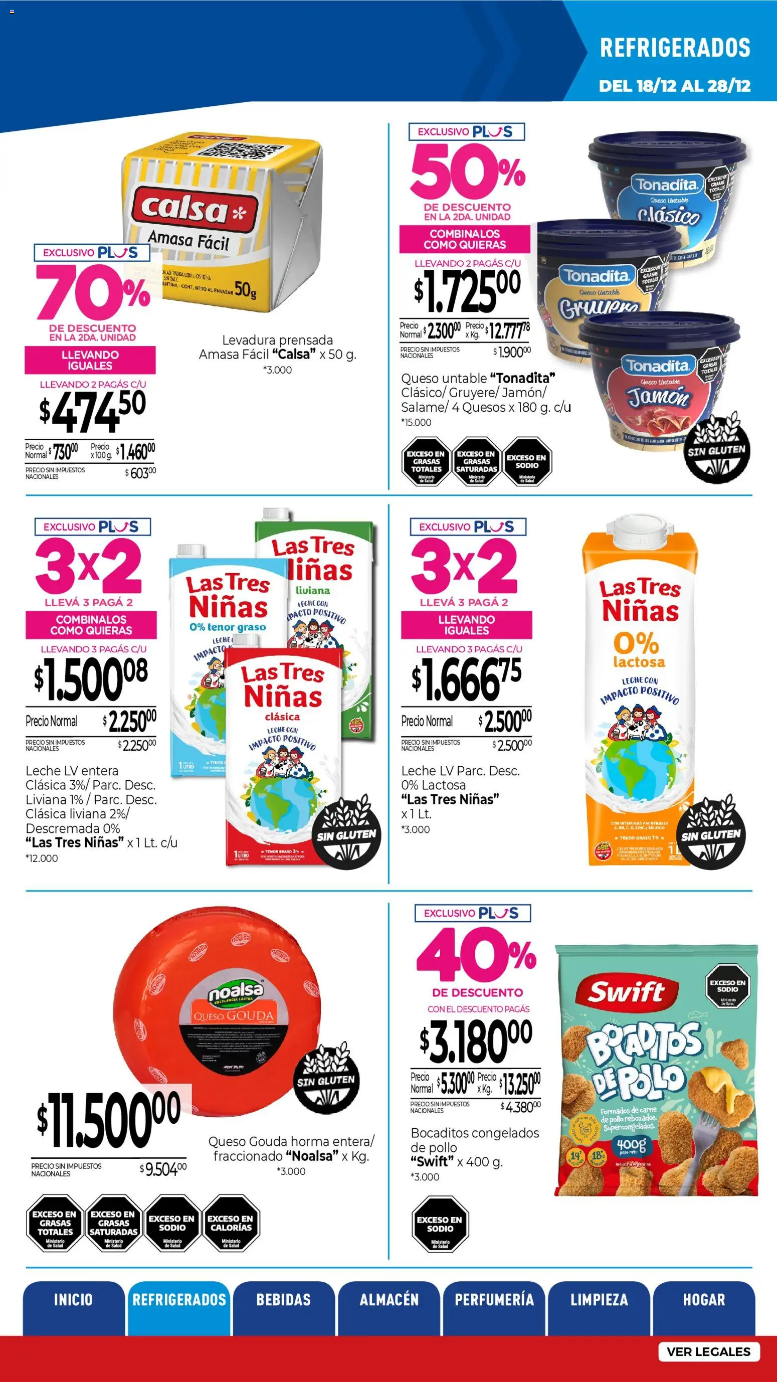 La Anonima Insuperables │ válido desde el 18.12.2025 | Página: 4 | Productos: Peso, Leche, Queso, Jamón