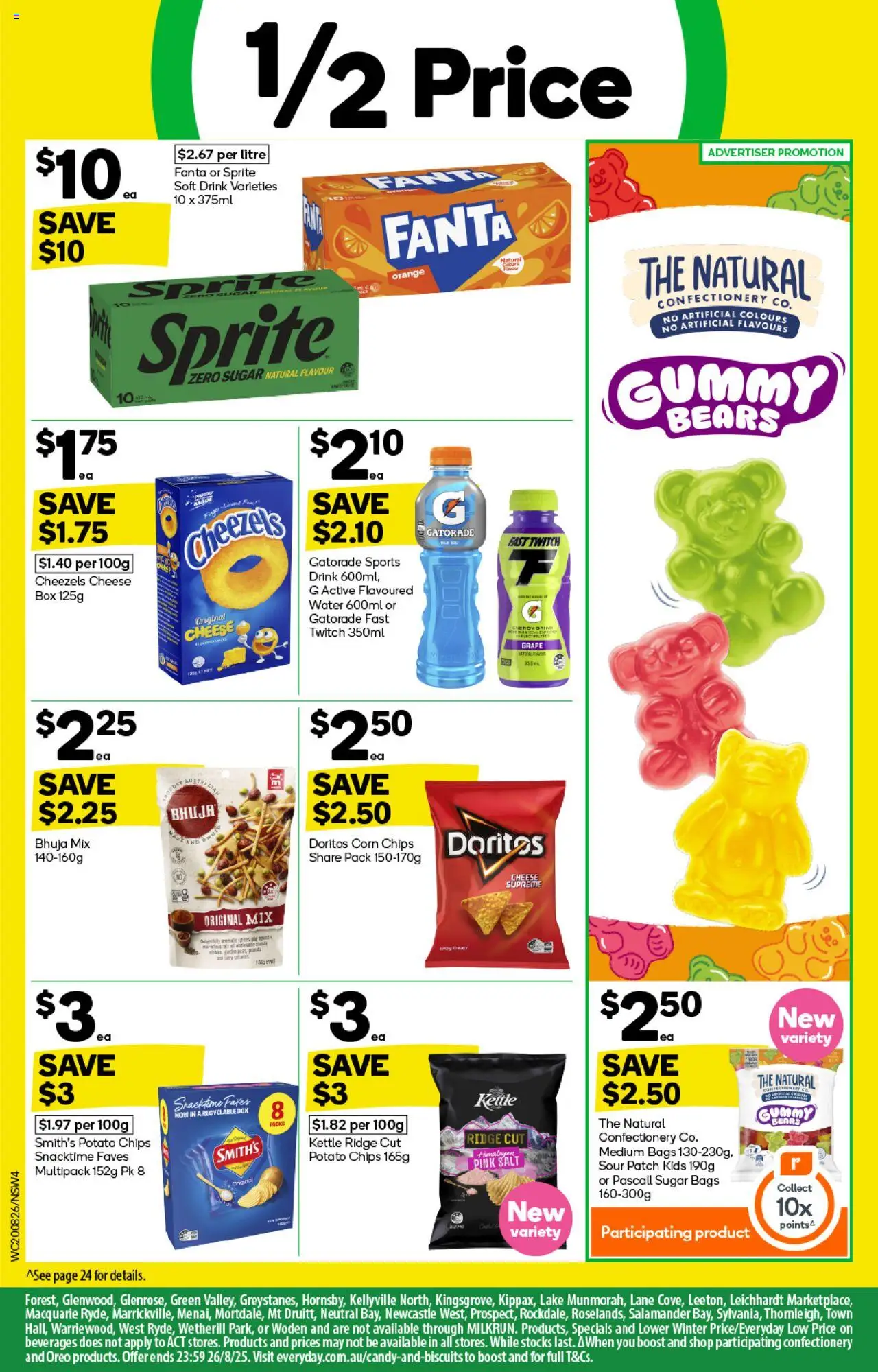 Woolworths catalogue - valid from 20.08.2025 | Page: 4 | Products: Box, Cheese, Water, Sugar