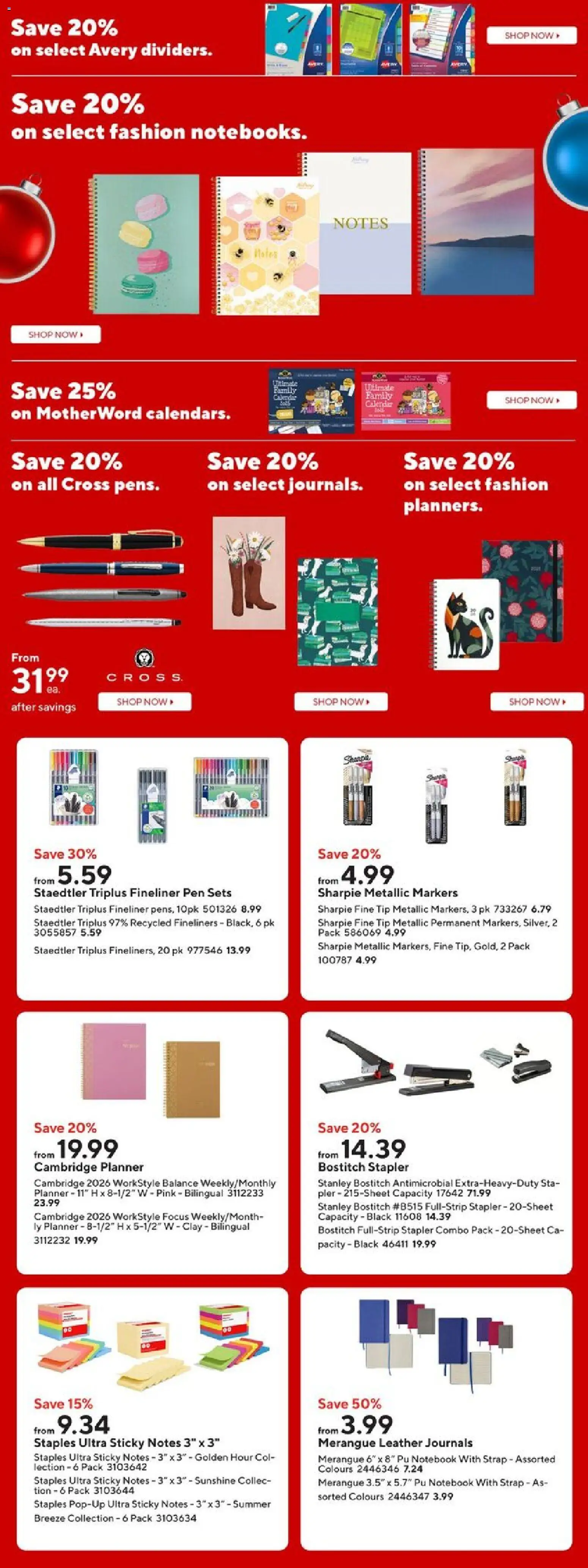 Staples flyer valid from 05.12.2025 | Page: 16 | Products: Notebook