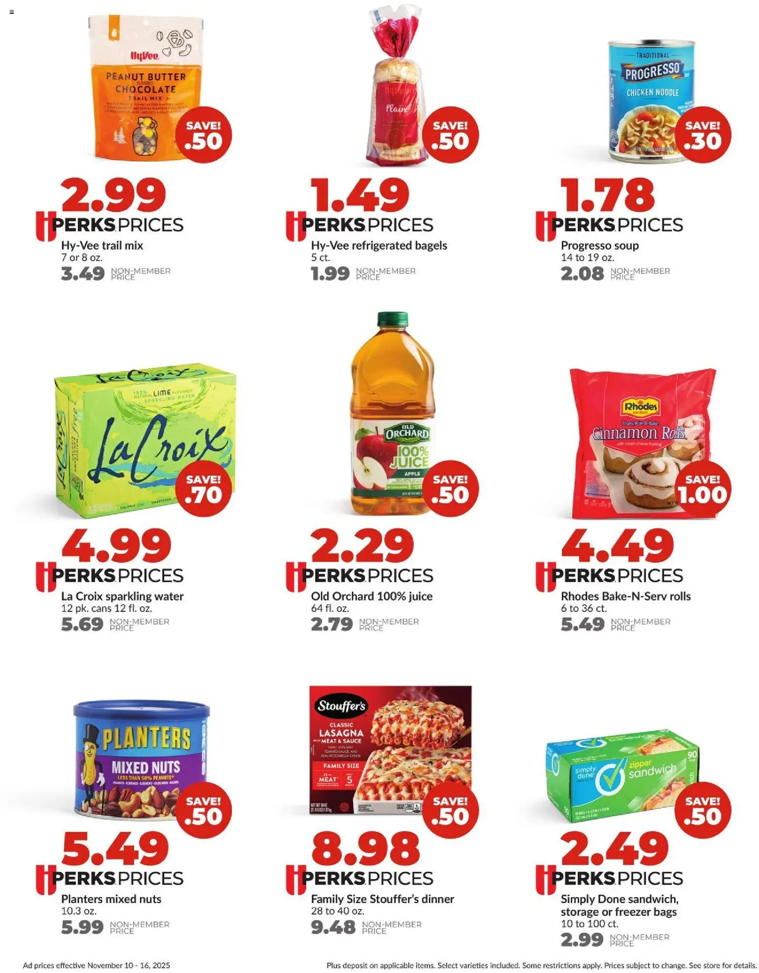 HyVee Weekly Ad - valid from 10.11.2025 | Page: 12 | Products: Butter, Chocolate, Nuts, Lime