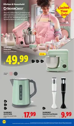 Preview of Lidl weekly ads valid from 11.03.2026 | Page: 28 | Products: Blender, Kettle, Mixer