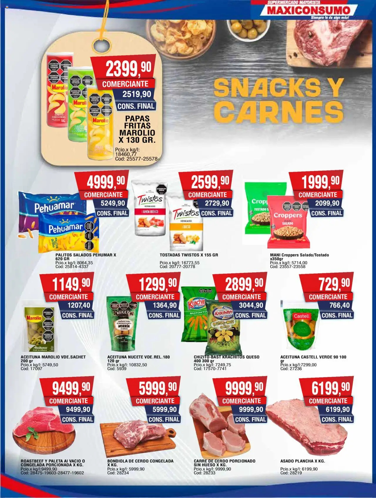 Maxiconsumo ofertas │ válido desde el 15.09.2025 | Página: 13 | Productos: Plancha, Cerdo, Té, Papas fritas