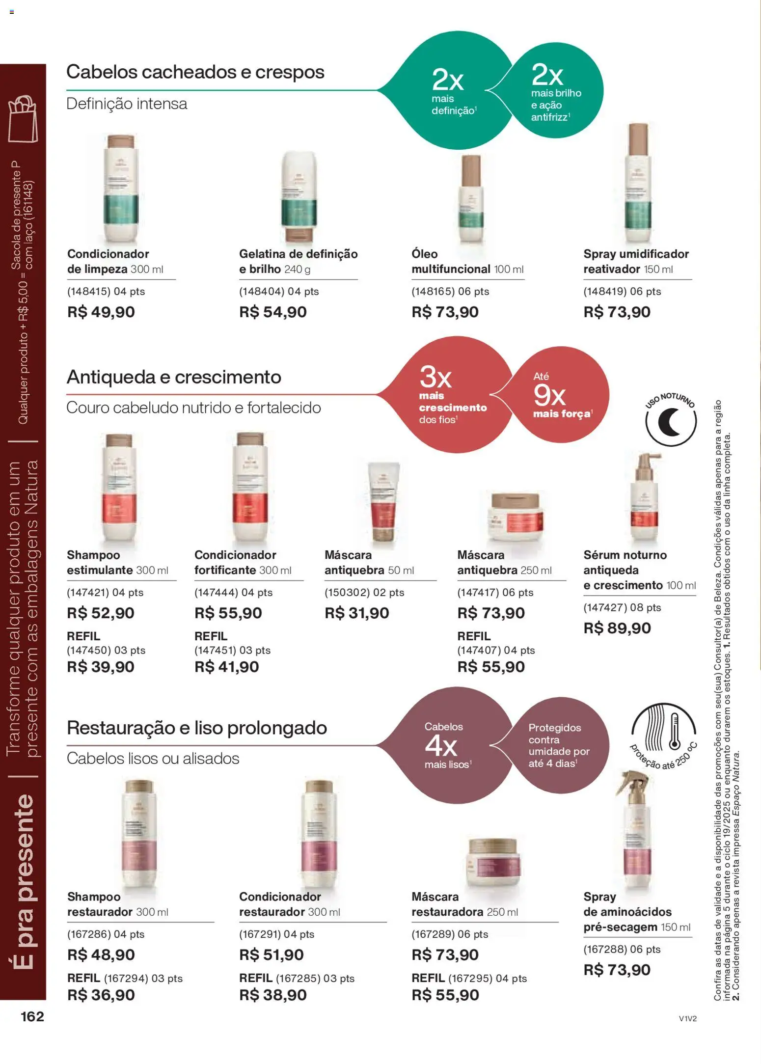 Natura Folheto - válido de 26.11.2025 | Página: 162 | Produtos: Condicionador, Multifuncional, Óleo, Umidificador