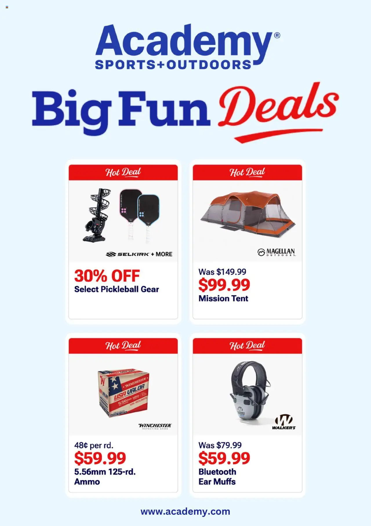 Academy Sports Weekly Ad - valid from 18.08.2025 | Page: 3 | Products: Tent, Ammo