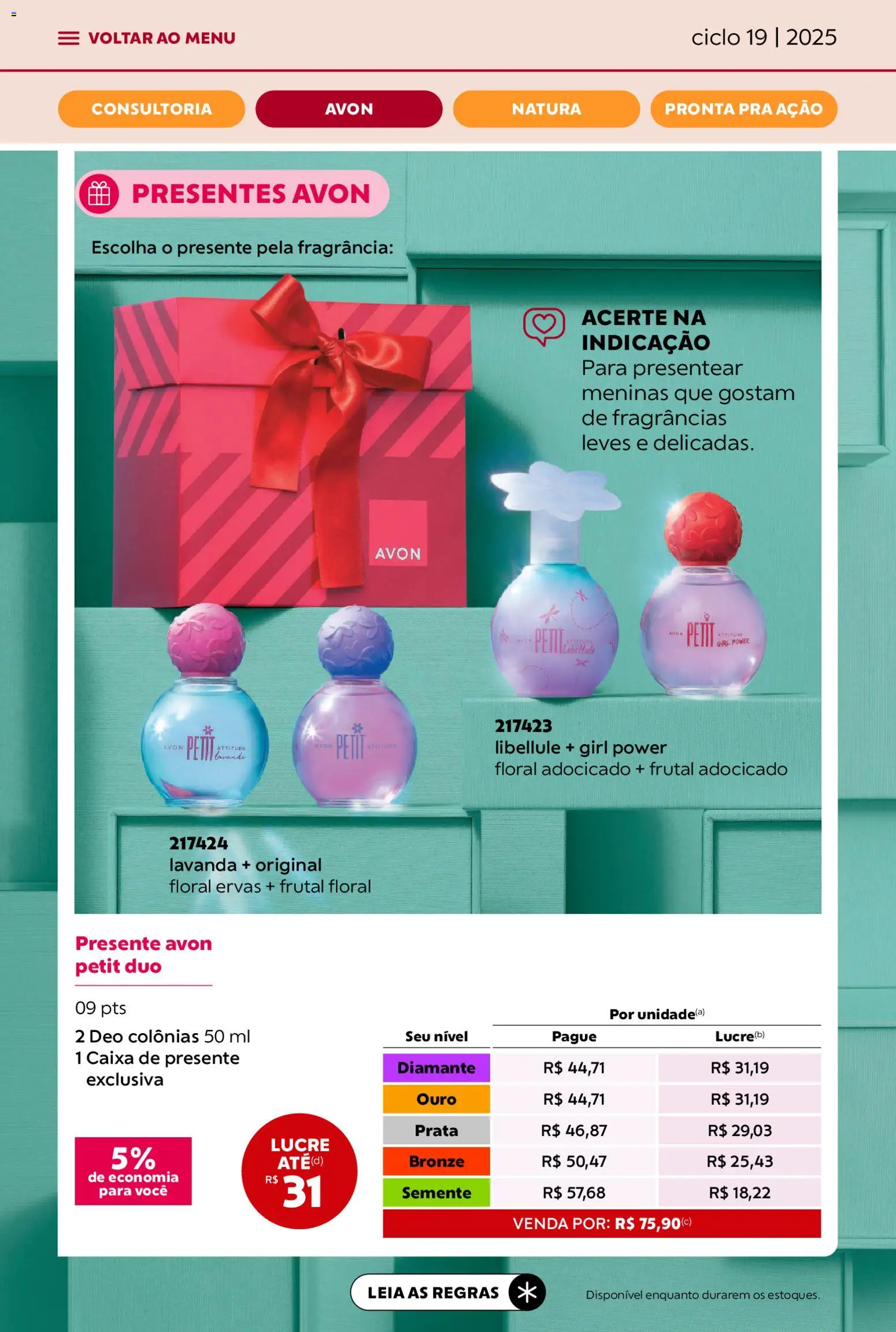 Avon Folheto - válido de 21.11.2025 | Página: 12 | Produtos: Fragrância, Caixa