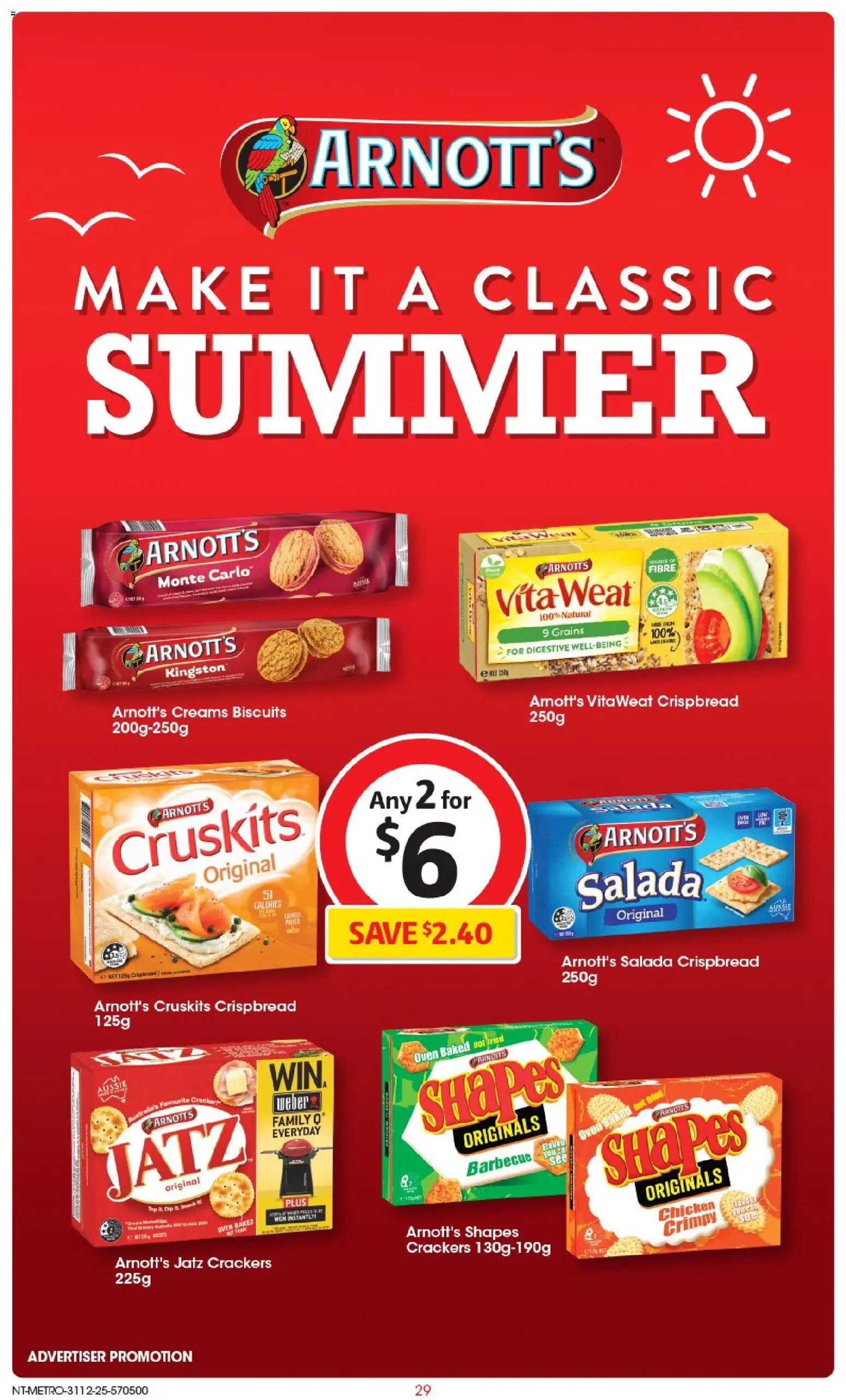 Coles catalogue - valid from 31.12.2025 | Page: 30 | Products: Crackers, Chicken, Biscuits, Oven