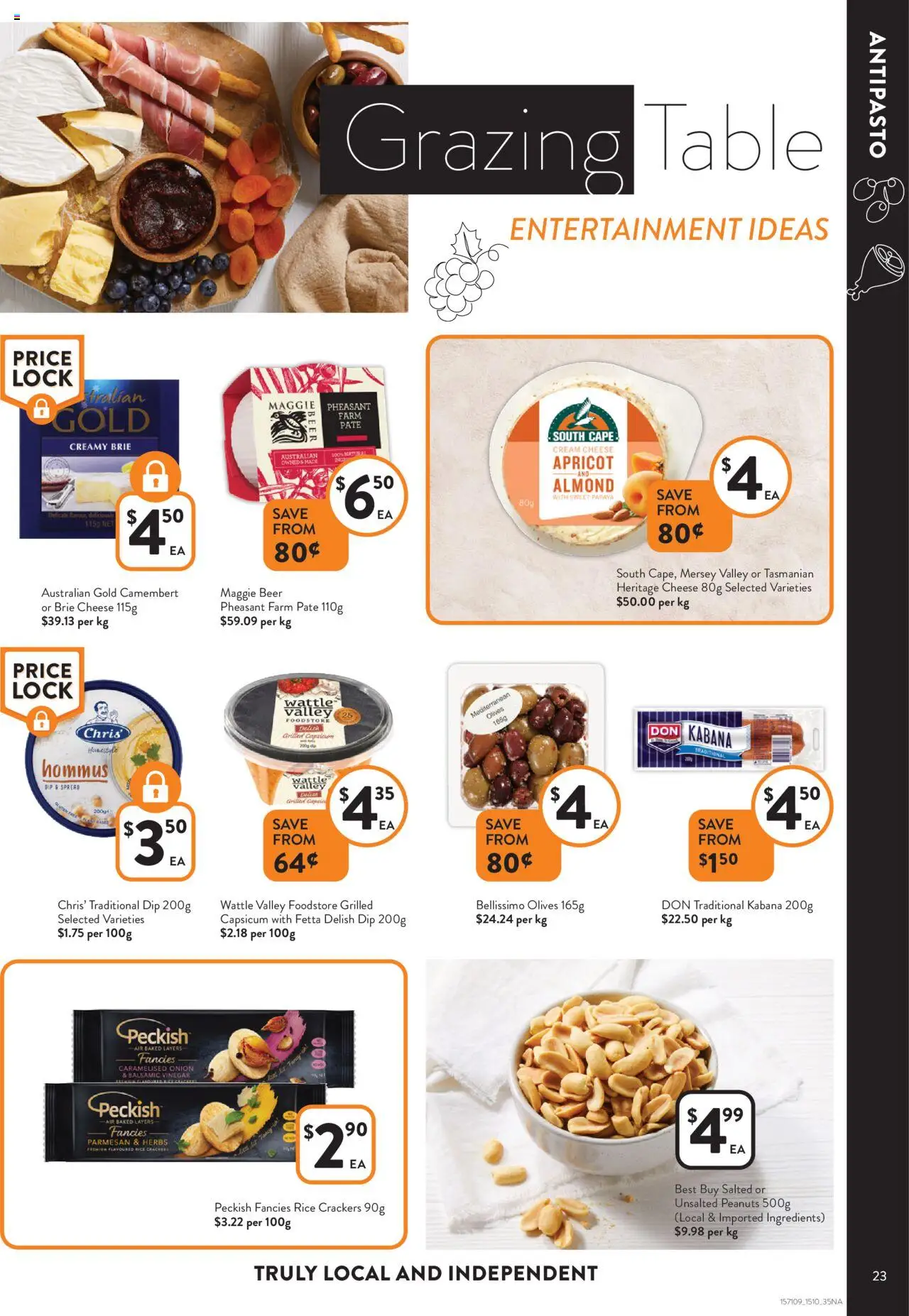 Foodworks catalogue - valid from 15.10.2025 | Page: 23 | Products: Capsicum, Crackers, Cheese, Vinegar