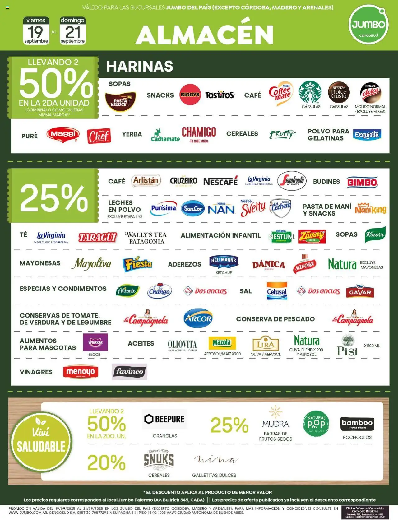 Jumbo - Ofertas | Comodoro │ válido desde el 19.09.2025 | Página: 3 | Productos: Teléfono, Mate, Galletitas, Cereales