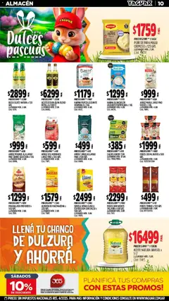 Vista previa Yaguar catálogo válido desde el 23.03.2026 | Página: 10 | Productos: Oliva, Huevo, Pan, Fideos