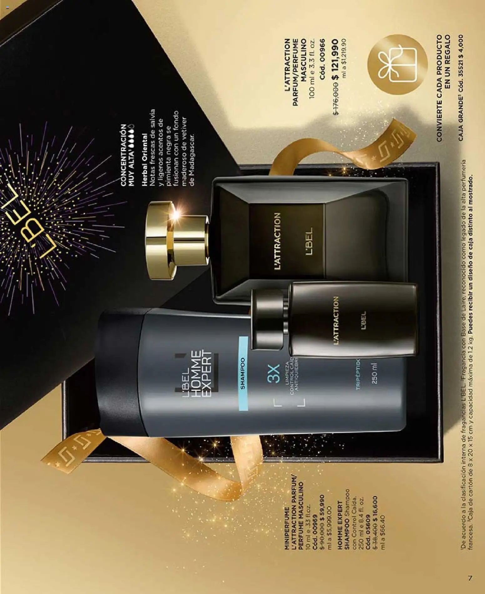 L'Bel revista - valida desde el 03.11.2025 | Página: 7 | Productos: Pimienta, Shampoo, Caja, Fragancia