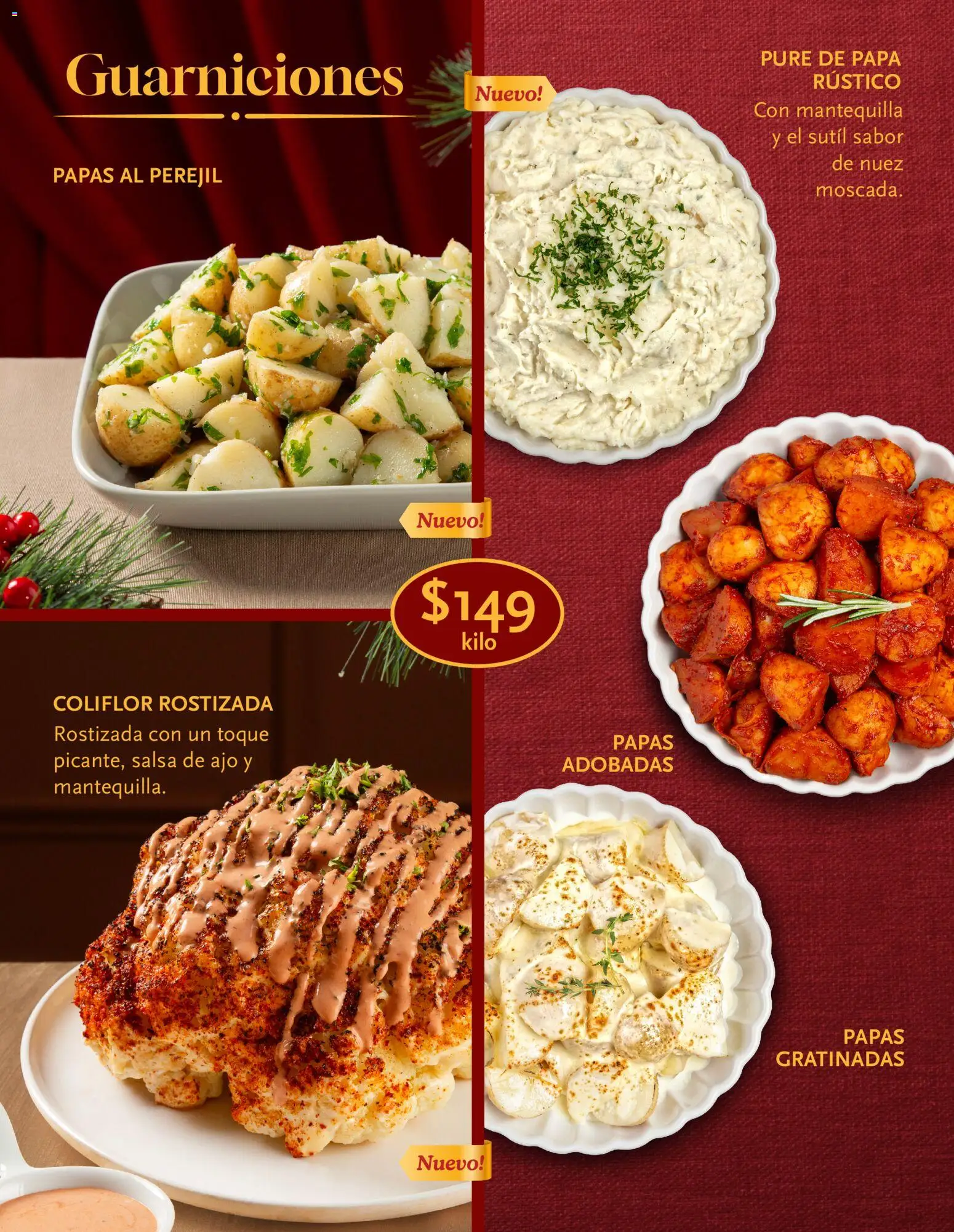 Nuevas ofertas de Soriana válidas en toda la República Mexicana desde el 05.12.2025. ¡Encuentra las mejores ofertas en Soriana - Cenas Navideñas Súper Nacional! | Página: 6 | Productos: Coliflor, Ajo, Mantequilla, Perejil