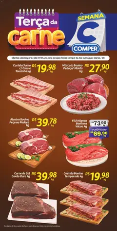 Comper ofertas Terça da Carne - Pré-Visualização do folheto da loja Comper, válido de 07.04.2026