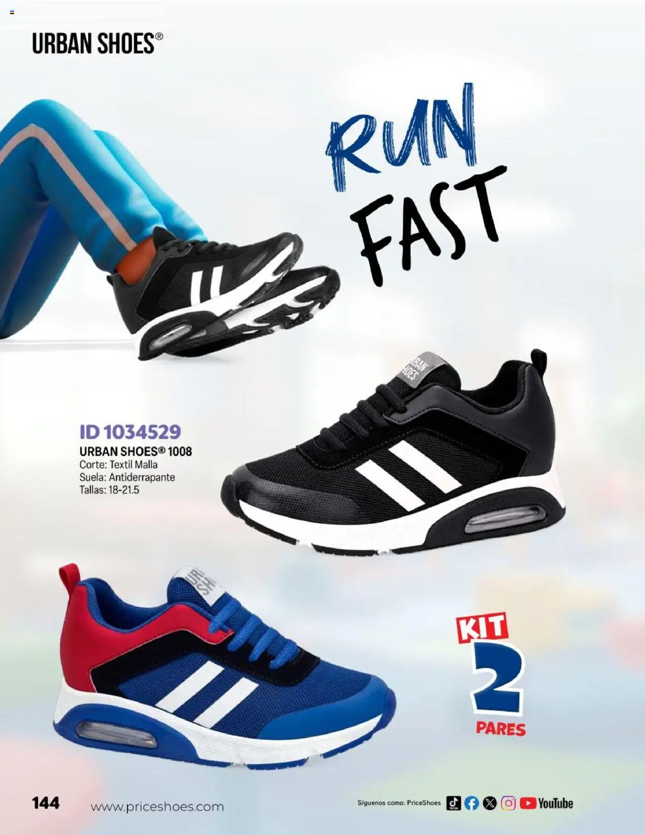 Nuevas ofertas de Price Shoes válidas en toda la República Mexicana desde el 23.04.2025. ¡Encuentra las mejores ofertas en Price Shoes catálogo Kids! | Página: 144 | Productos: Malla