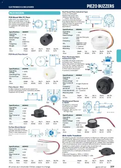 Preview of Jaycar Engineering & Scientific Catalogue 2025/2026  - valid from 09.07.2025 | Page: 209 | Products: Suit, Pc, Audio, Weight
