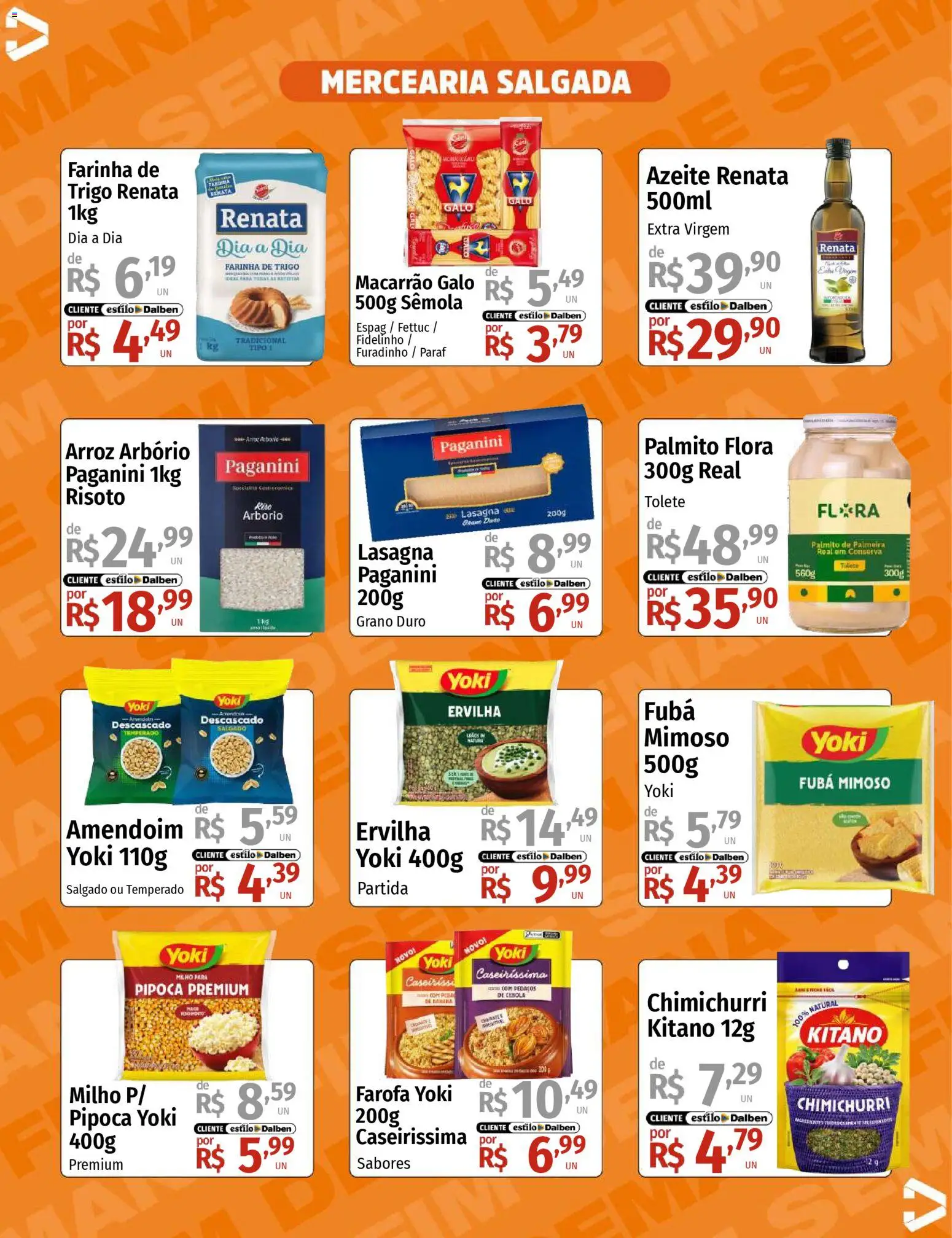 Supermercado Dalben Folheto - válido de 16.01.2026 | Página: 7 | Produtos: Amendoim, Ervilha, Farinha de trigo, Farofa