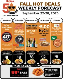 Preview of HyVee weekly ads valid from 22.09.2025