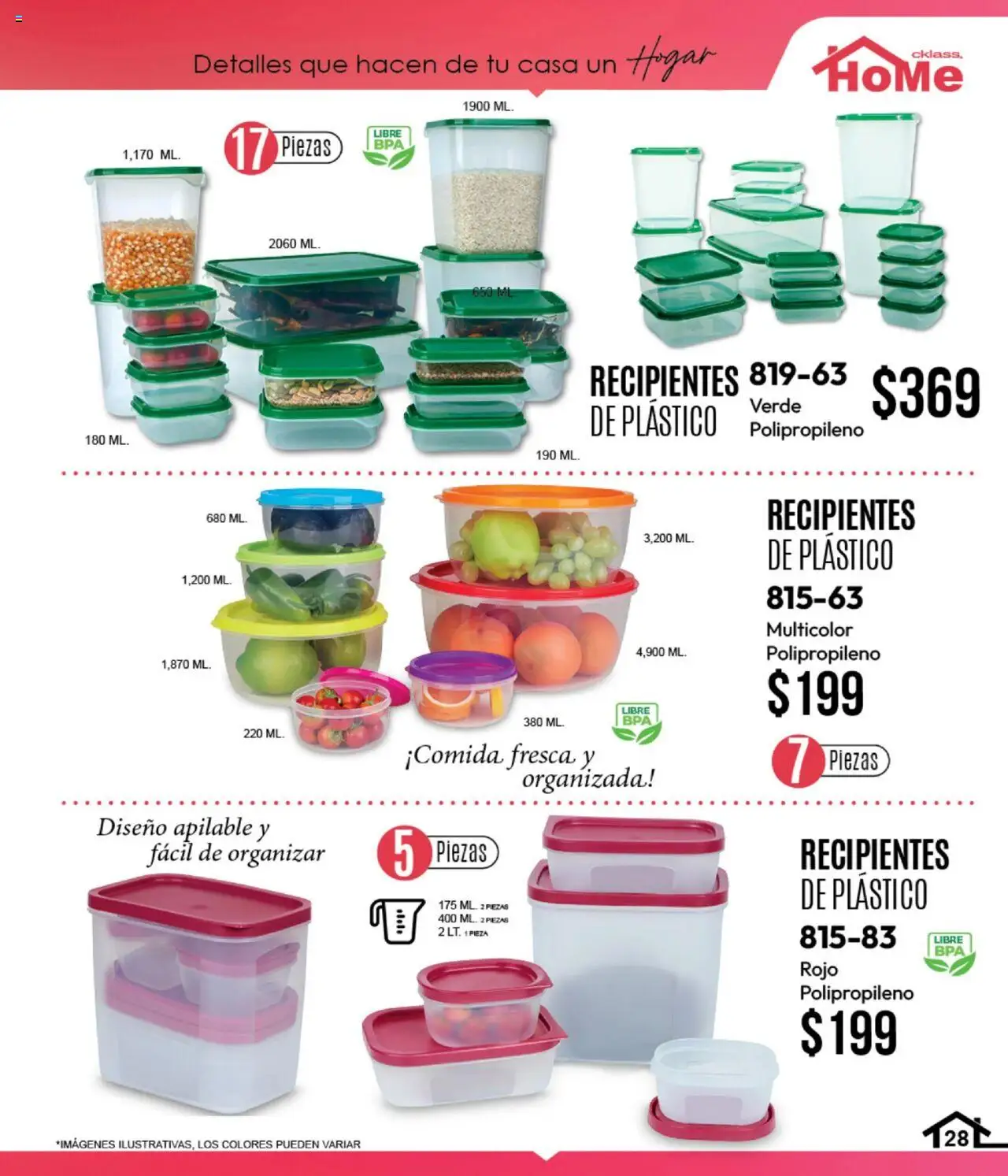 Nuevas ofertas de Cklass válidas en toda la República Mexicana desde el 15.09.2025. ¡Encuentra las mejores ofertas en Cklass - Catálogo Home Invierno ! | Página: 51