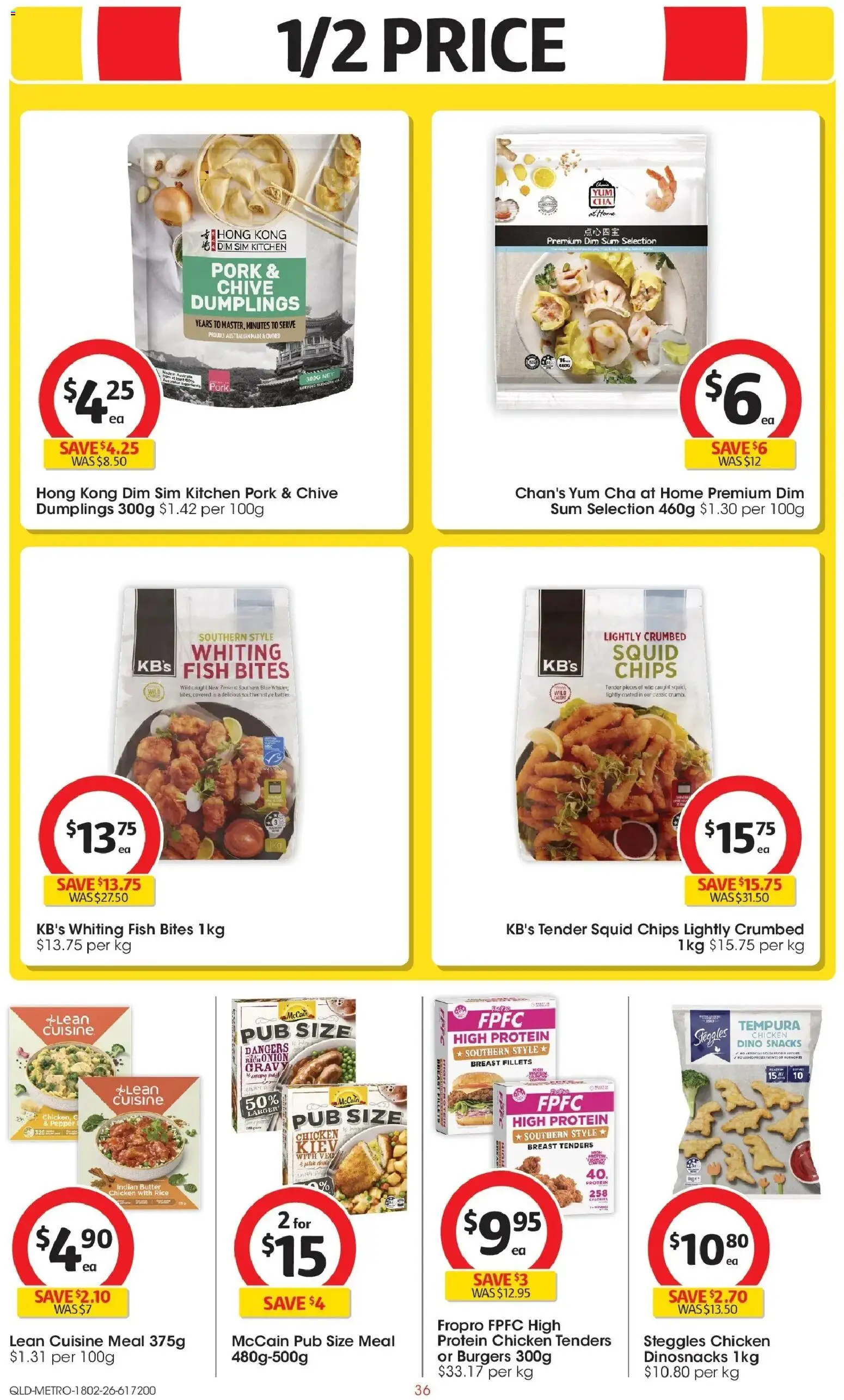 Coles catalogue - valid from 18.02.2026 | Page: 36 | Products: Butter, Rice, Fish, Chips