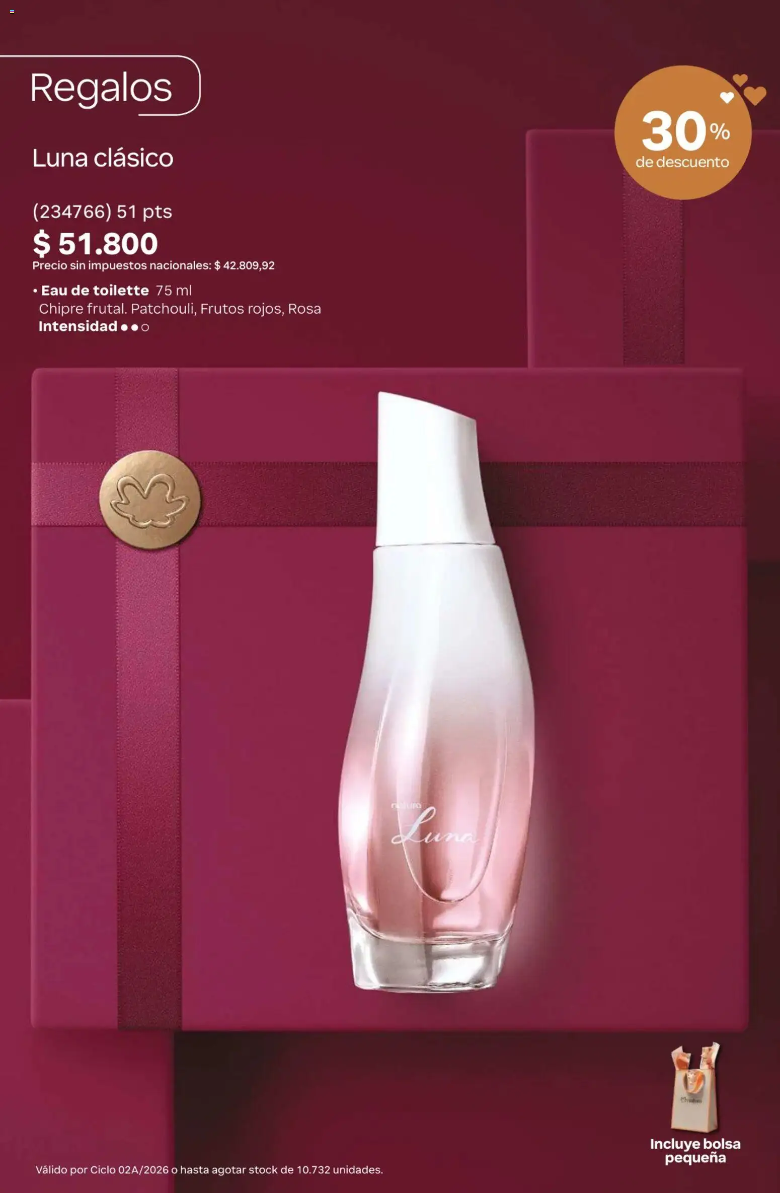 Catálogo Natura Ciclo 1/2026 │ válido desde el 06.01.2026 | Página: 8 | Productos: Bolsa, Eau de toilette