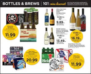 QFC Weekly Ad - OR - valid from 17.09.2025 | Page: 10 | Products: Wine, Beer, Water, Peach