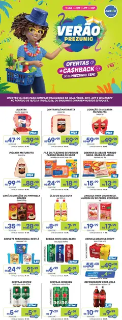 Encarte Prezunic - Pré-Visualização do folheto da loja Prezunic, válido de 15.02.2026