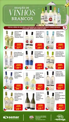 Semar Supermercado ofertas Vinhos Brancos - Pré-Visualização do folheto da loja Semar Supermercado, válido de 28.04.2026