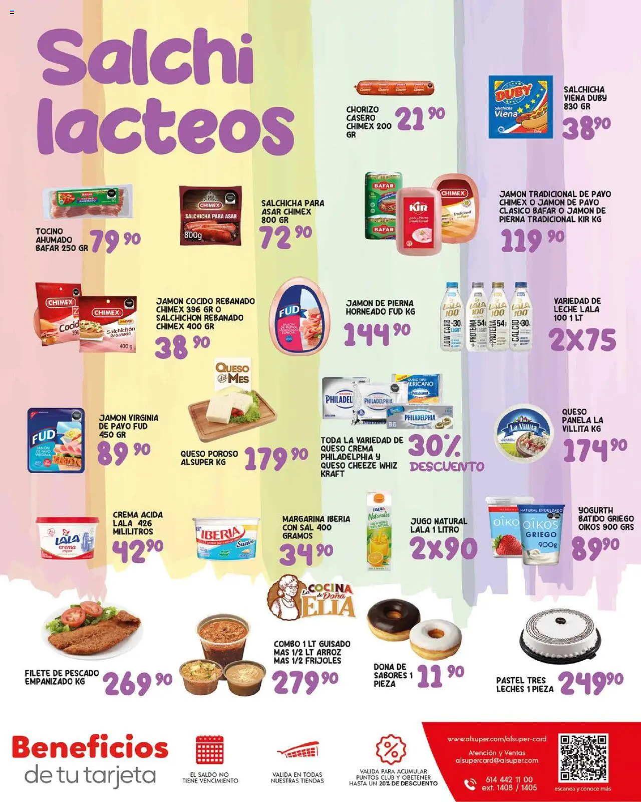 Nuevas ofertas de Alsuper válidas en toda la República Mexicana desde el 22.08.2025. ¡Encuentra las mejores ofertas en Alsuper - Folleto - Chihuahua Estado! | Página: 7 | Productos: Queso, Jamón, Jugo, Margarina