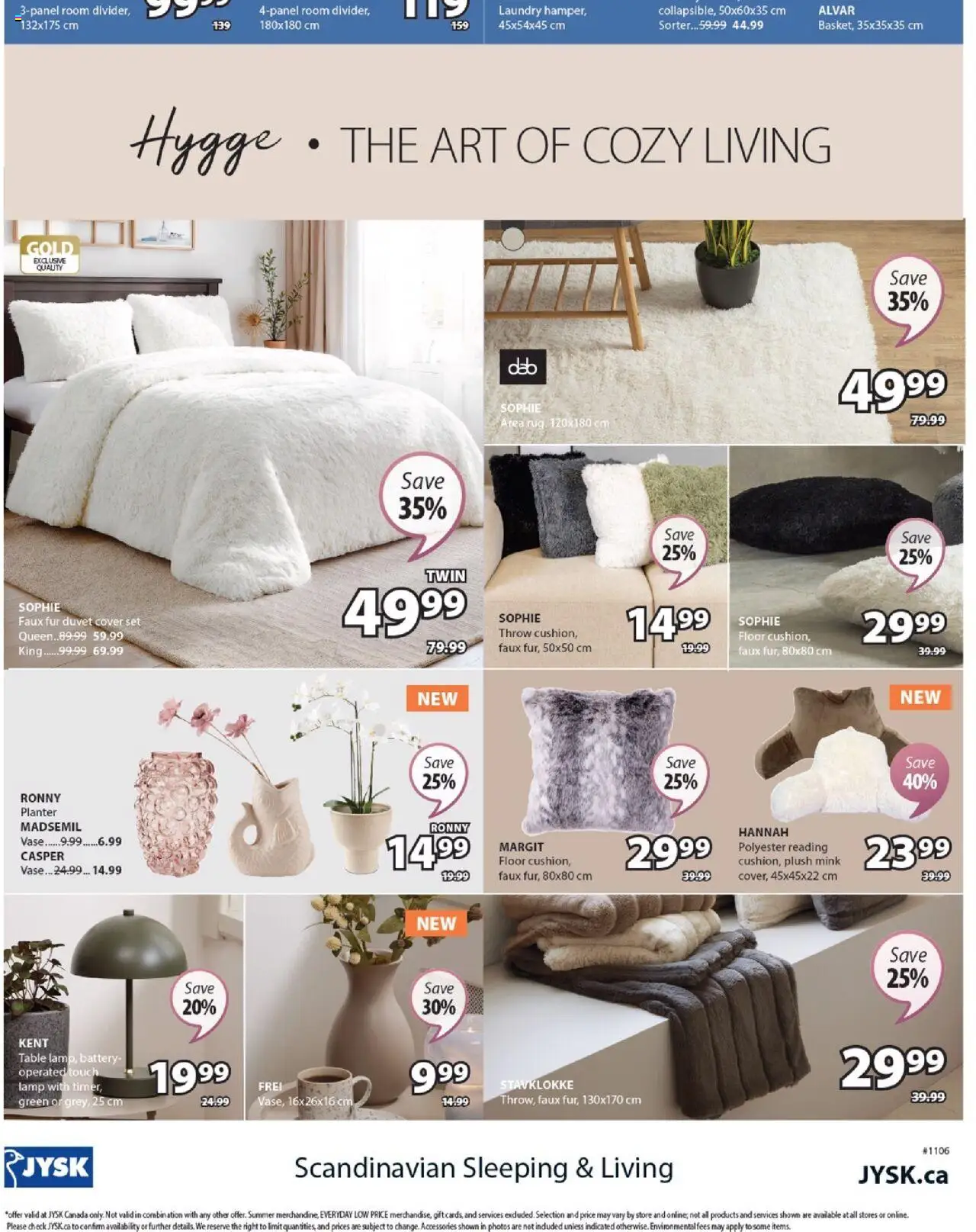 JYSK flyer valid from 09.10.2025 | Page: 30 | Products: Table, Battery, Vase, Lamp
