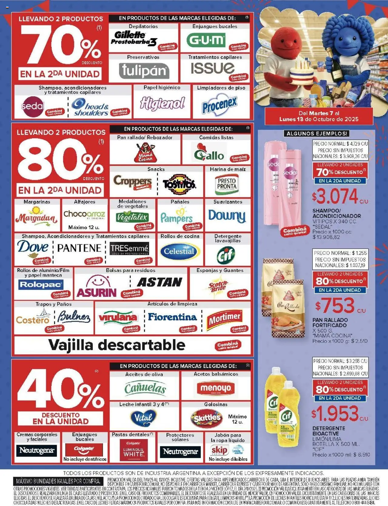 Carrefour ofertas │ válido desde el 07.10.2025 | Página: 4 | Productos: Teléfono, Jabón, Manteca, Preservativos