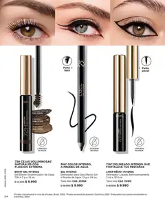 Catálogo L'Bel Campaña 18 válido desde el 30.11.2025 | Página: 34 | Productos: Agua, Delineador, Pincel