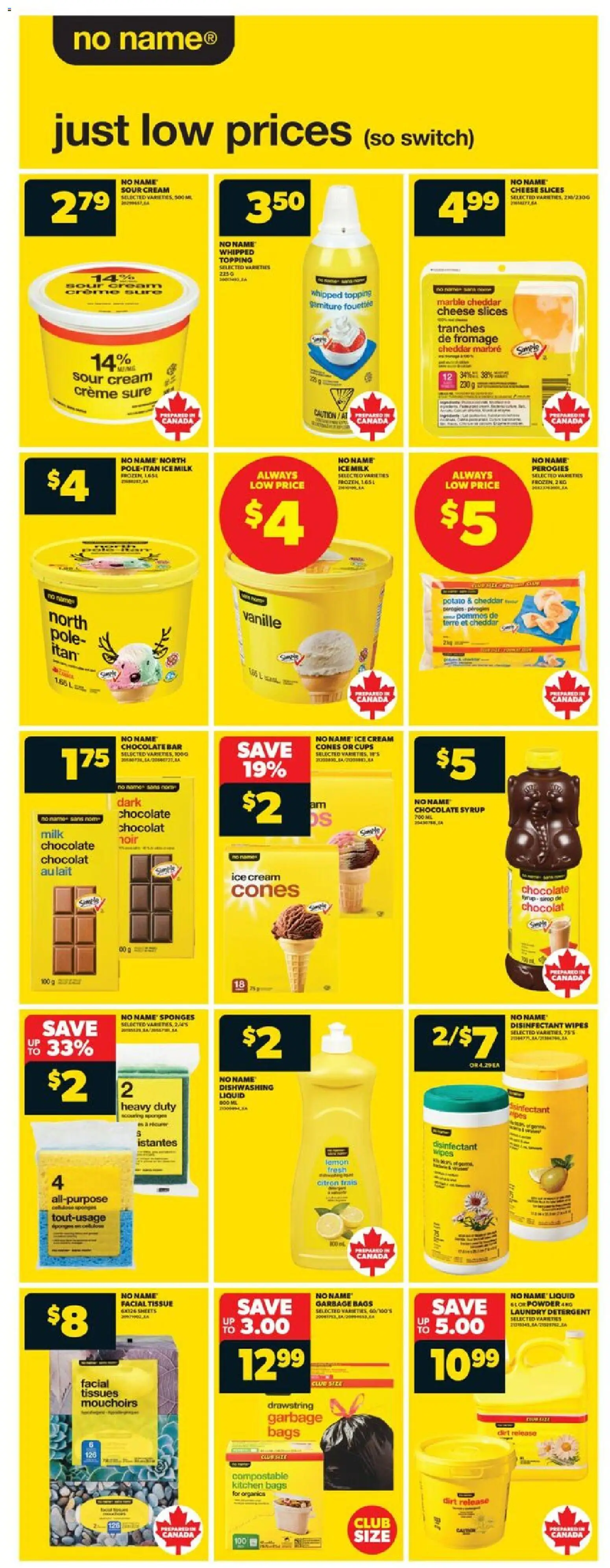 Real Canadian Superstore flyer valid from 23.10.2025 | Page: 8 | Products: Sour cream, Ice cream, Milk, Chocolate