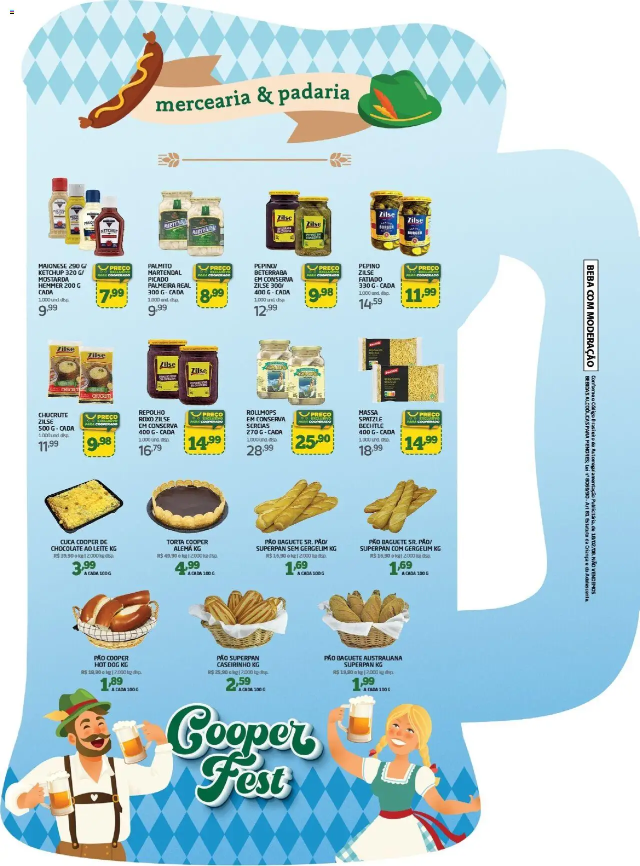 Cooper Folheto - válido de 01.10.2025 | Página: 14 | Produtos: Palmito, Chocolate, Massa, Maionese