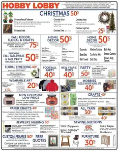 Preview of Hobby Lobby weekly ads valid from 24.11.2025
