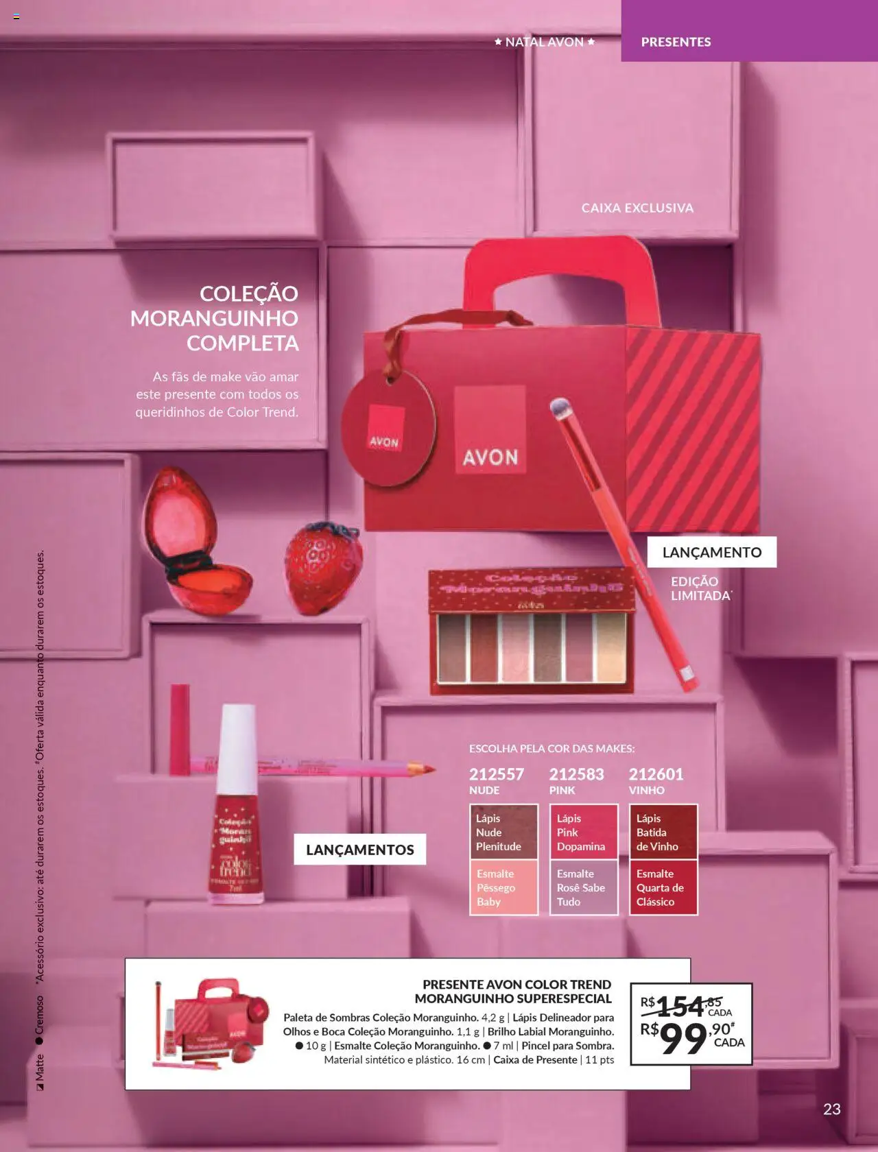 Avon Folheto - válido de 07.10.2025 | Página: 23 | Produtos: Pincel, Delineador, Lápis, Caixa