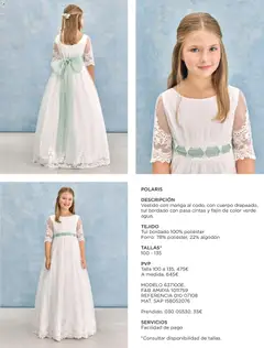 Vista previa de El Corte Inglés catálogo Comuniones 2026, nuevo folleto de la tienda, válido en México a partir del 20.11.2025 | Página: 8