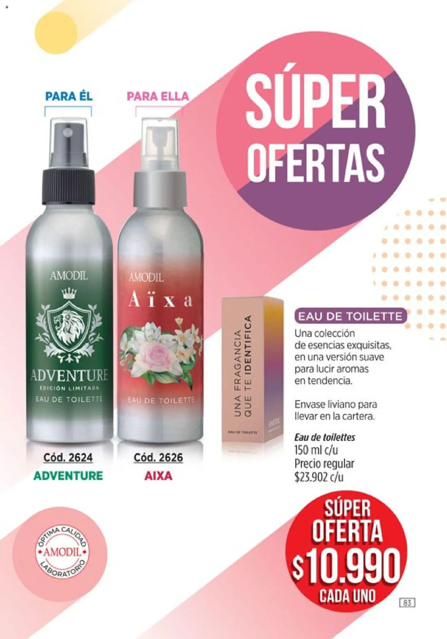 Catálogo Amodil Campaña 4 │ válido desde el 01.03.2026 | Página: 83 | Productos: Fragancia, Eau de toilette, Té, Esencias