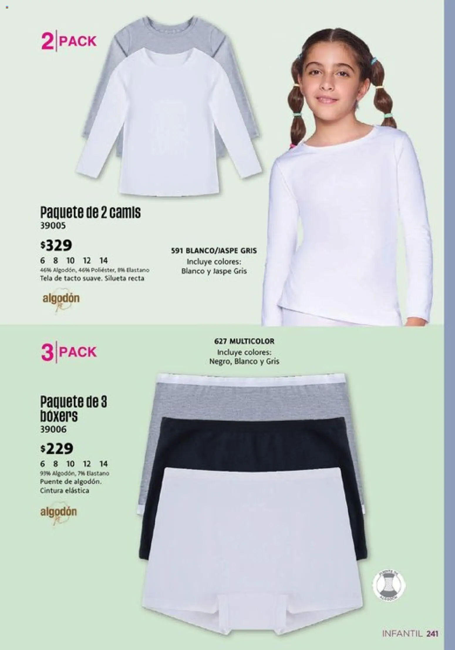 Nuevas ofertas de Ilusión válidas en toda la República Mexicana desde el 01.03.2026. ¡Encuentra las mejores ofertas en Ilusión catálogo Primavera! | Página: 243 | Productos: Boxers, Algodón