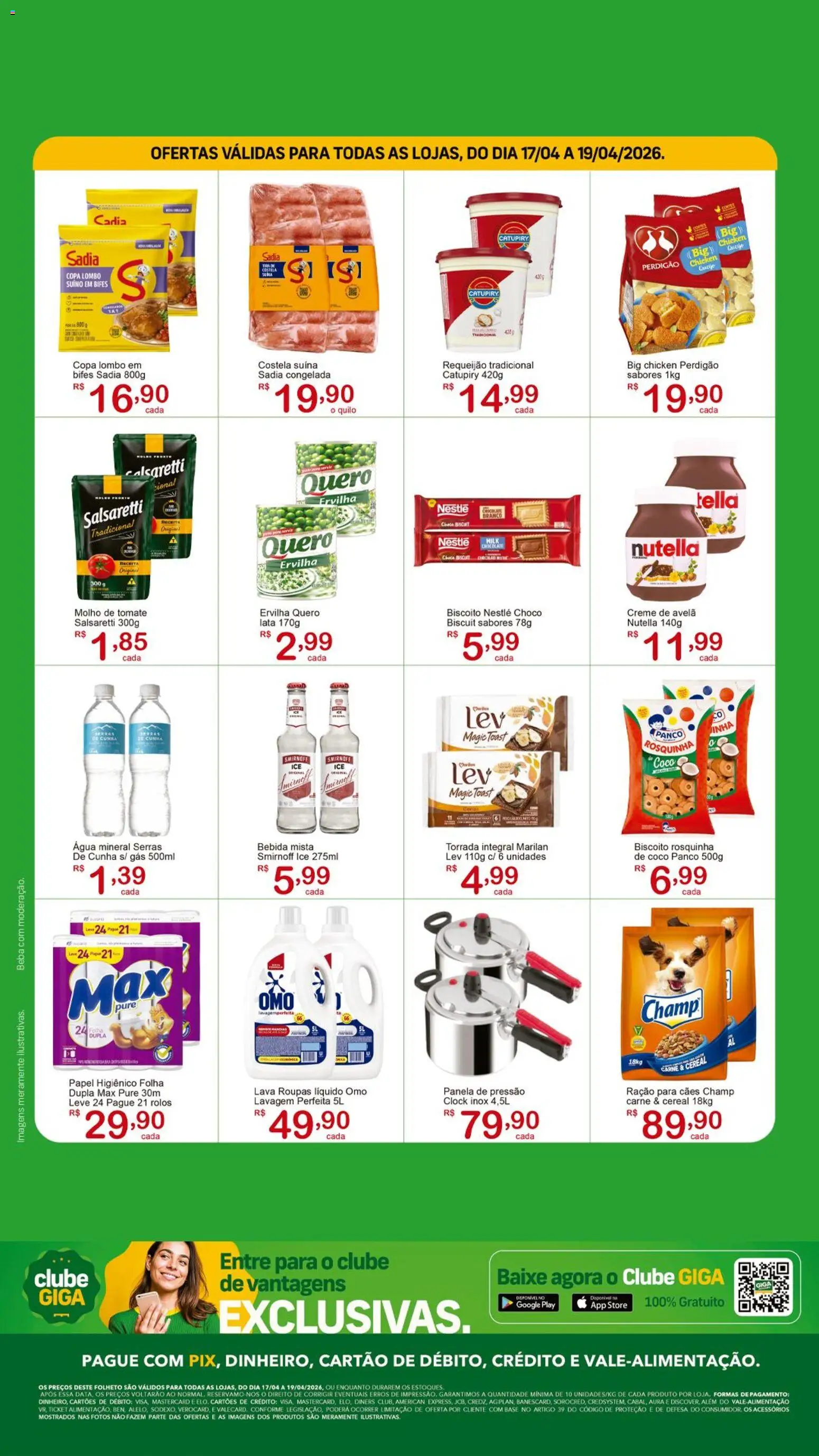 GIGA Atacado Folheto - válido de 17.04.2026 | Página: 2 | Produtos: Chocolate, Catupiry, Creme, Creme de avelã