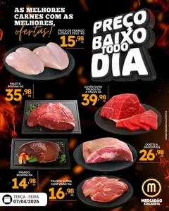 Mercadão Atacadista ofertas Carne - Pré-Visualização do folheto da loja Mercadão Atacadista, válido de 07.04.2026