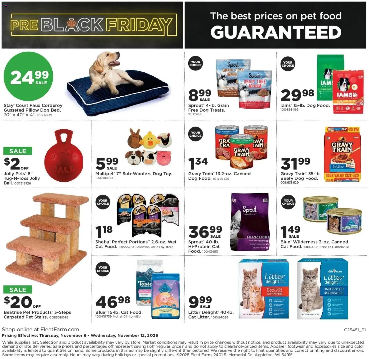 Mills Fleet Farm Weekly Ad - valid from 06.11.2025 | Page: 24 | Products: Pillow