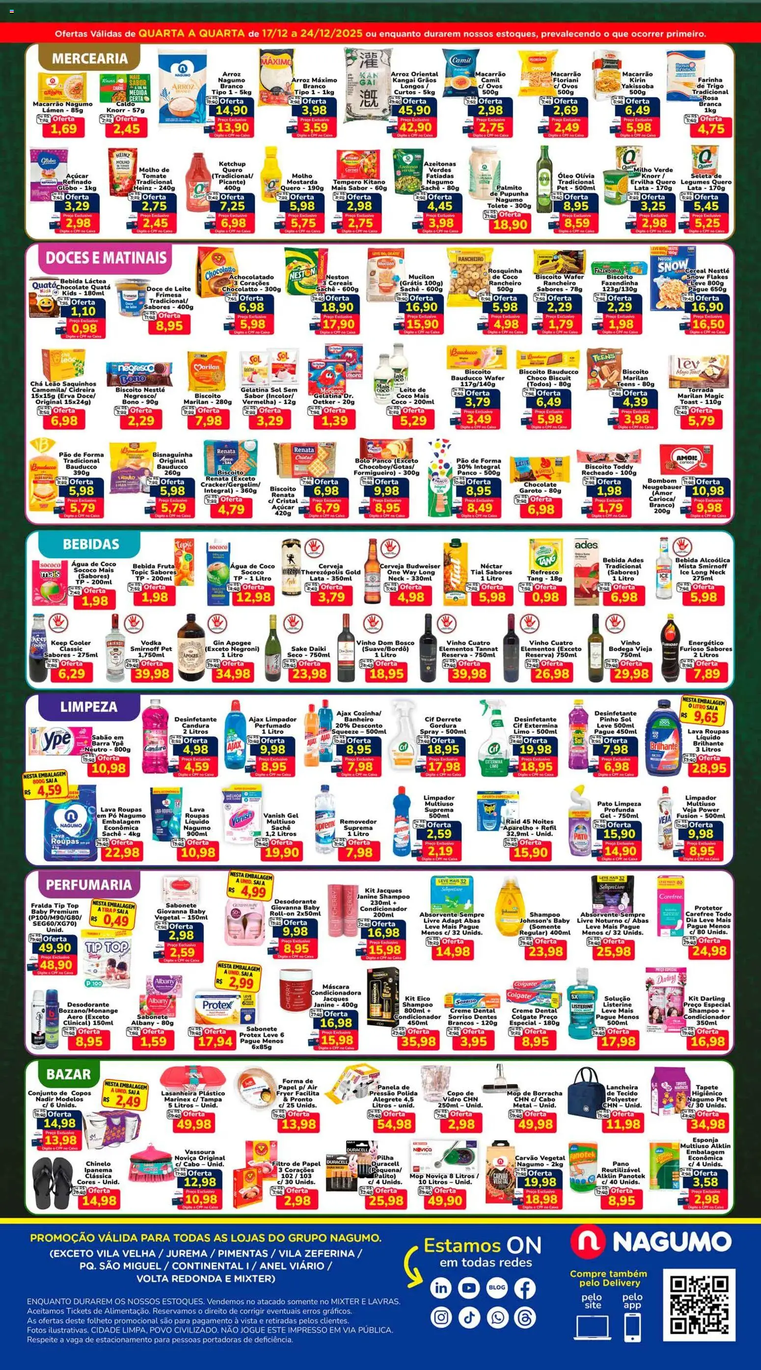 Nagumo Folheto - válido de 17.12.2025 | Página: 2 | Produtos: Cooler, Esponja, Energético, Sabonete