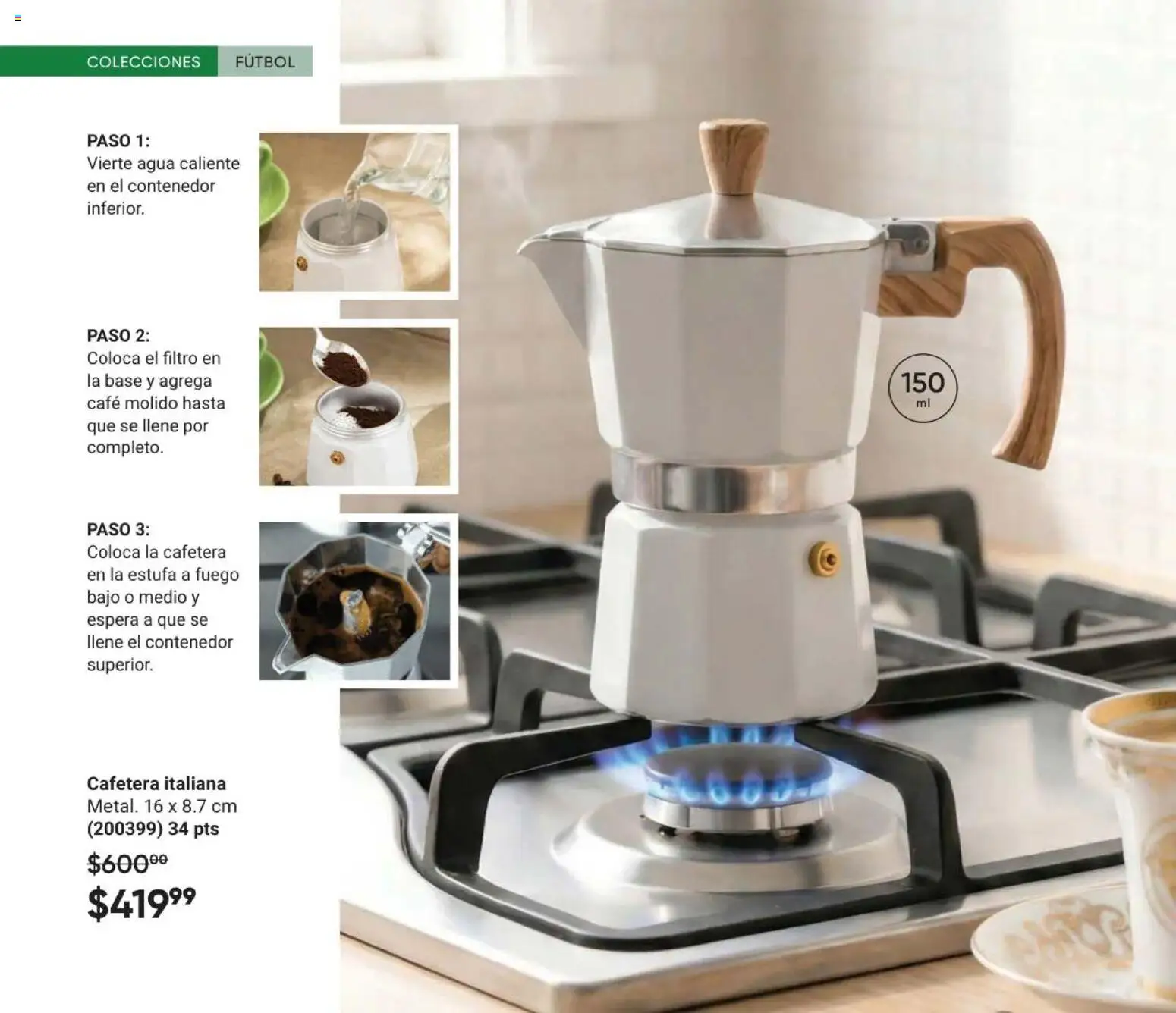 Nuevas ofertas de AVON válidas en toda la República Mexicana desde el 08.05.2026. ¡Encuentra las mejores ofertas en AVON Casa & Estilo 8 2026! | Página: 22 | Productos: Agua, Café, Cafetera, Contenedor