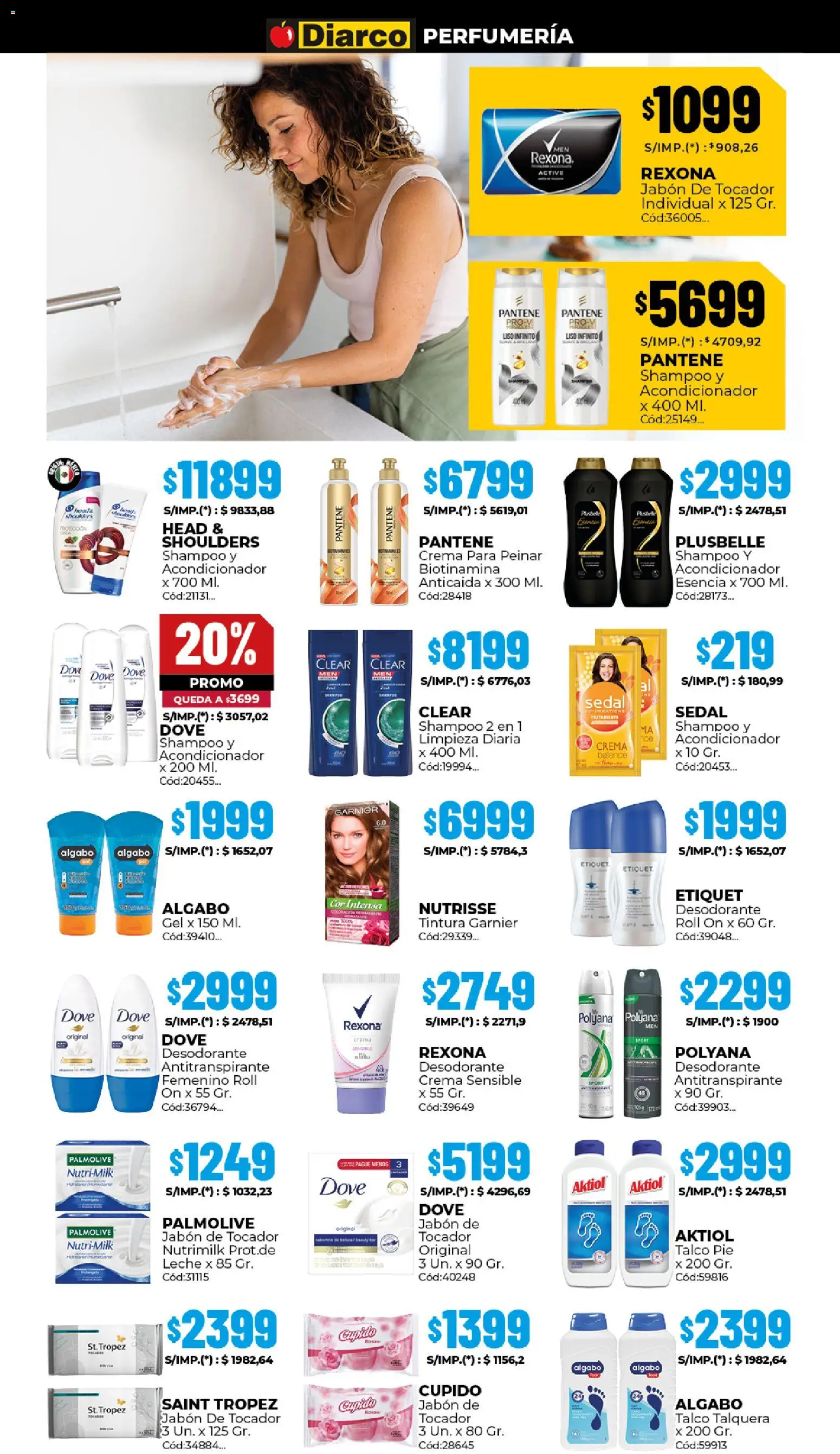 Diarco ofertas │ válido desde el 27.04.2026 | Página: 13 | Productos: Acondicionador, Jabón, Leche, Crema