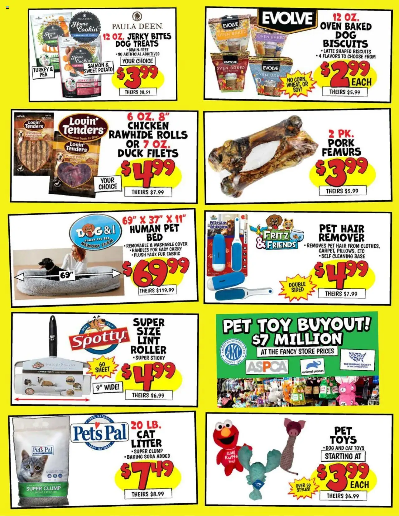 Ollie's Weekly Ad - valid from 18.10.2025 | Page: 2 | Products: Dog Treats, Cat Litter, Pork, Oven