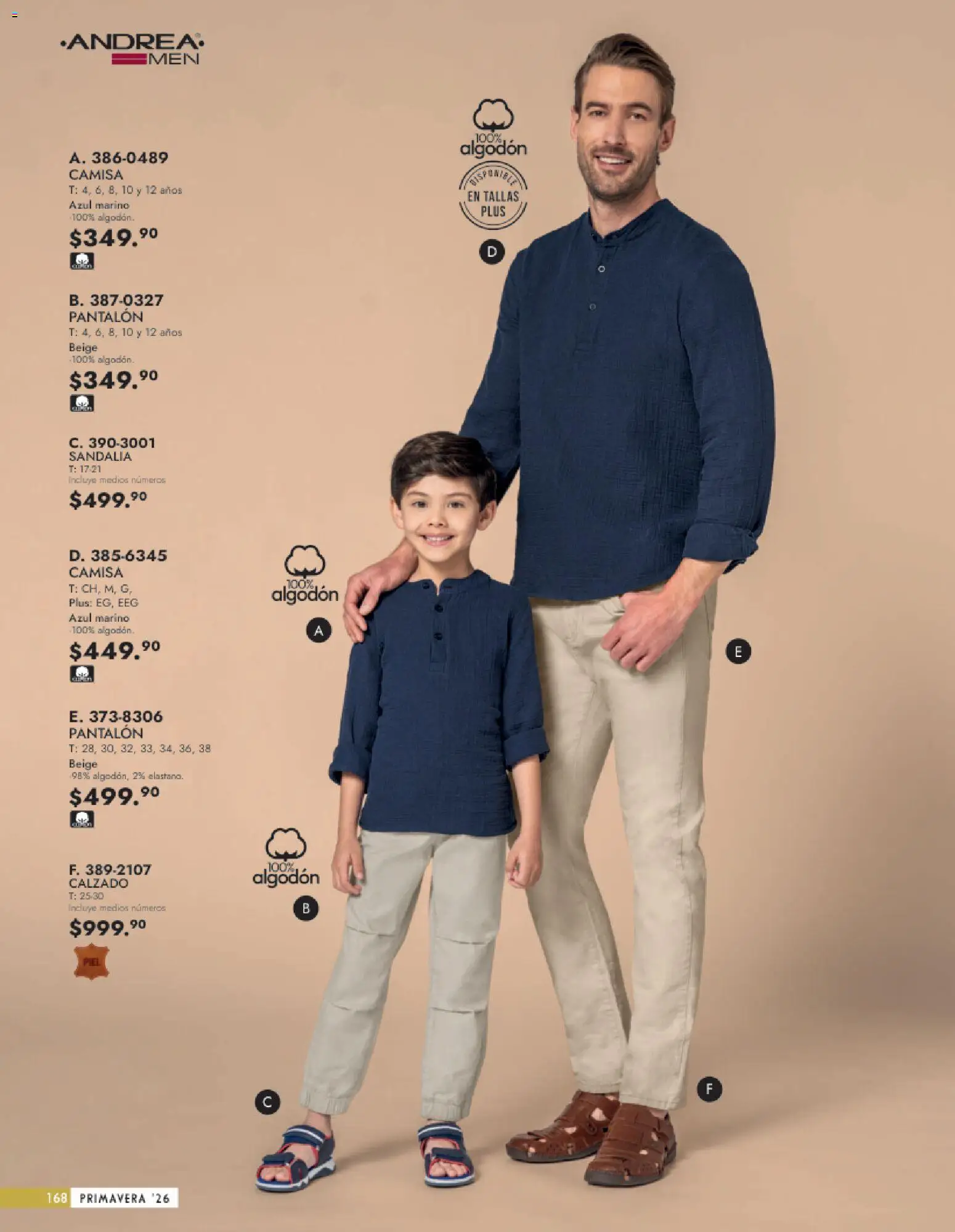 Nuevas ofertas de Andrea válidas en toda la República Mexicana desde el 25.01.2026. ¡Encuentra las mejores ofertas en Andrea catálogo Vestir Caballero ! | Página: 10