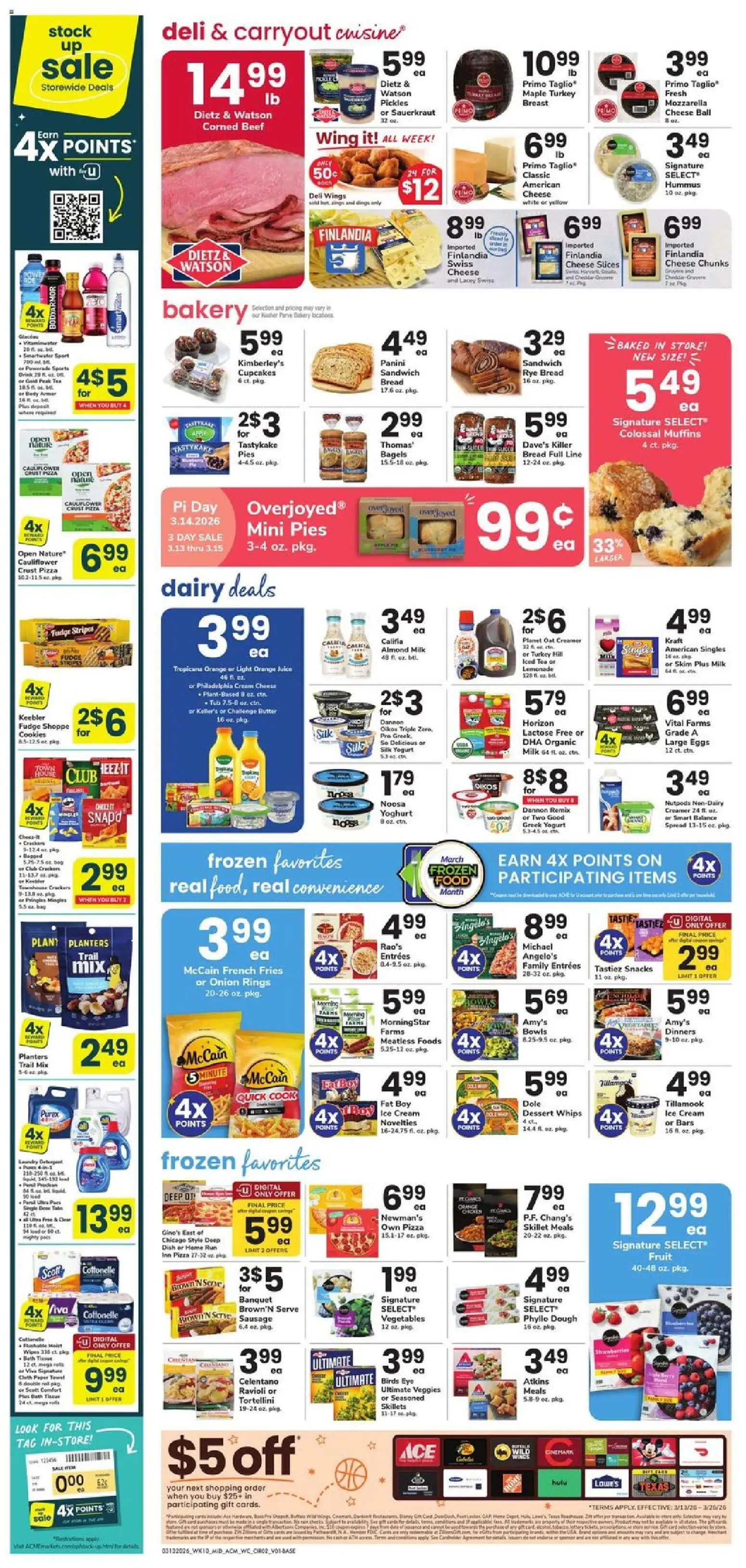 Acme Weekly Ad - NJ - valid from 13.03.2026 | Page: 2 | Products: Bakery, Bath, Butter, Juice